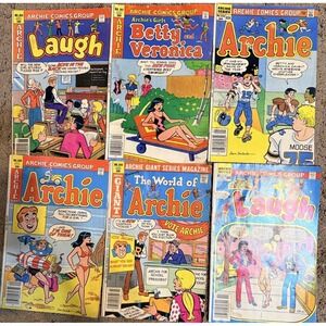 Archie Series Comics (x6) Archie Series #297, #308, #363, & #504, #339, & #375